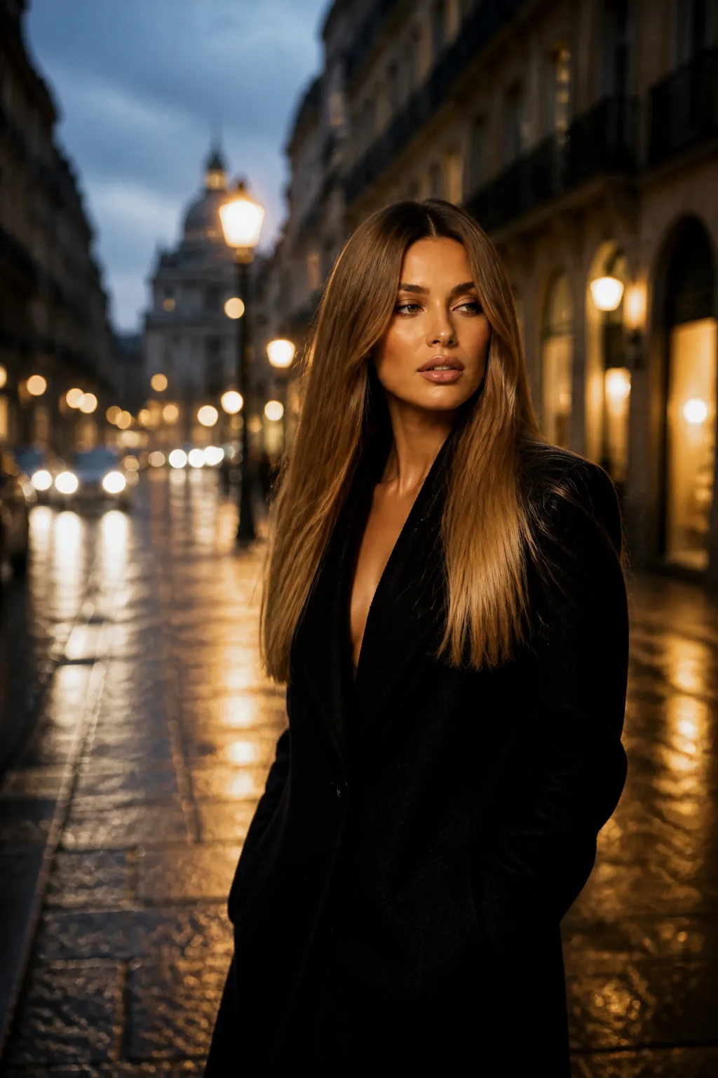 The quiet power of straight hair